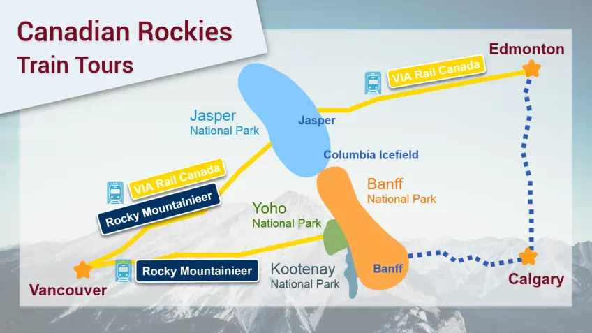 Trave Guide: Discover Canada by Rail and Road