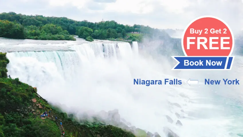 Buy 2, Get 2 Free! Niagara Falls Tours from NYC
