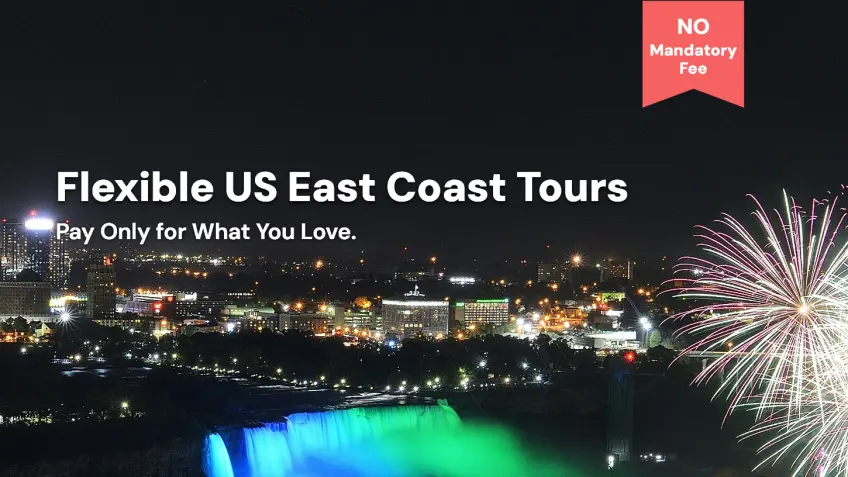 East Coast Tours – No Mandatory Fees & Flexible Options