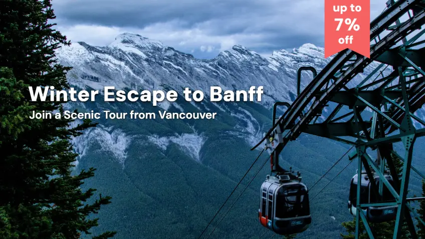 Banff Winter Tours from Vancouver up to 7% off