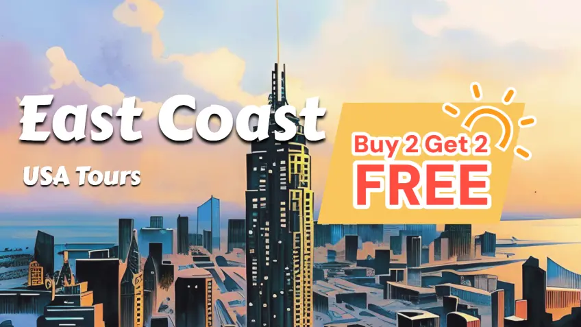East Coast USA Tours – Buy 2 Get 2 Free