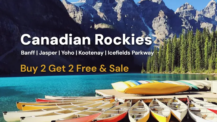 Experience Canadian Rockies National Park: Buy 2 Get 2 Free Tours & Exclusive Discounts