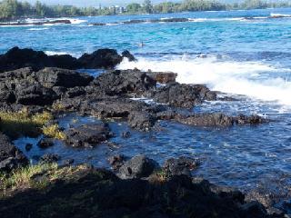 hawaii, oahu, black sand beach
