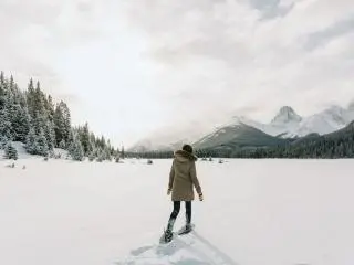 Snowshoeing