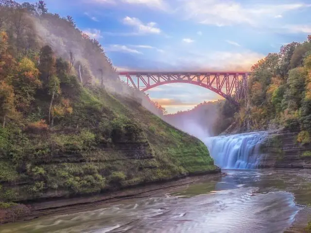 美东大峡谷 (Letchworth State Park, NY) 美东大峡谷 (Letchworth State Park, NY)