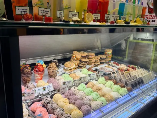 Local drinks and desserts at Quincy Market