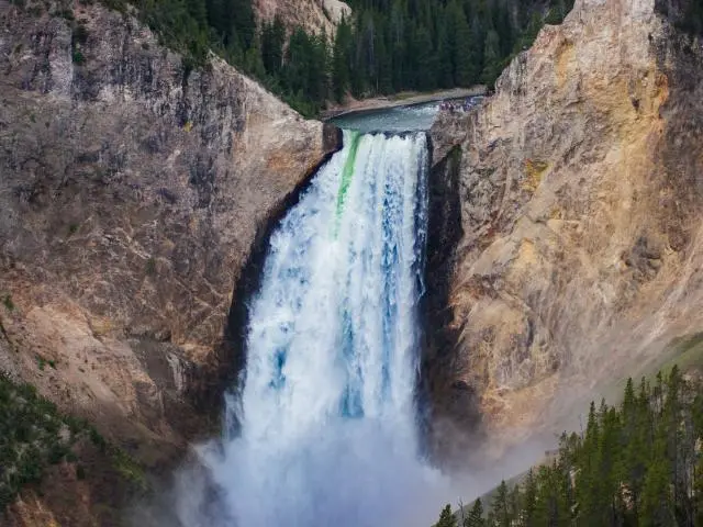 Lower Yellowstone River Falls Lower Yellowstone River Falls