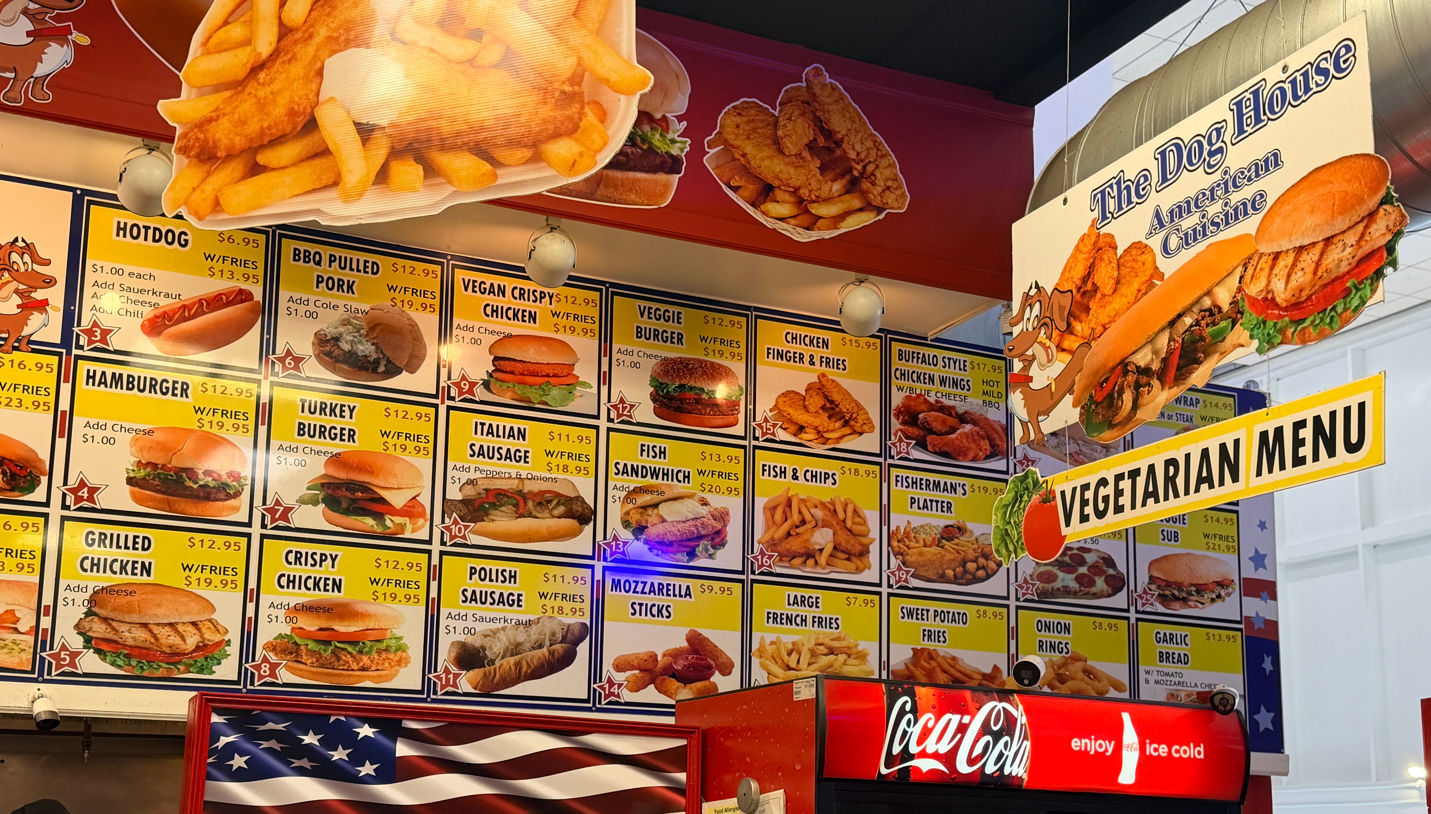 Food court meal stop along the route