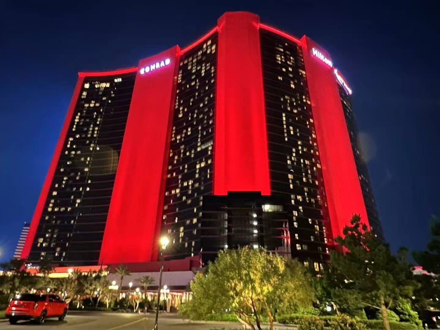 Exterior of the Las Vegas Strip resort hotel