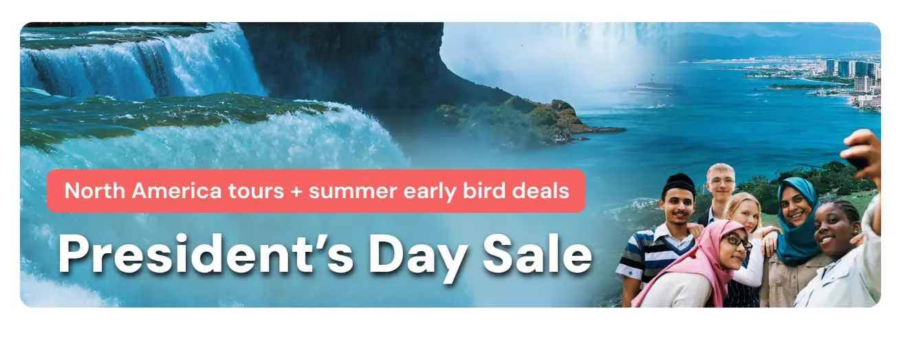TakeTours President Day Sale