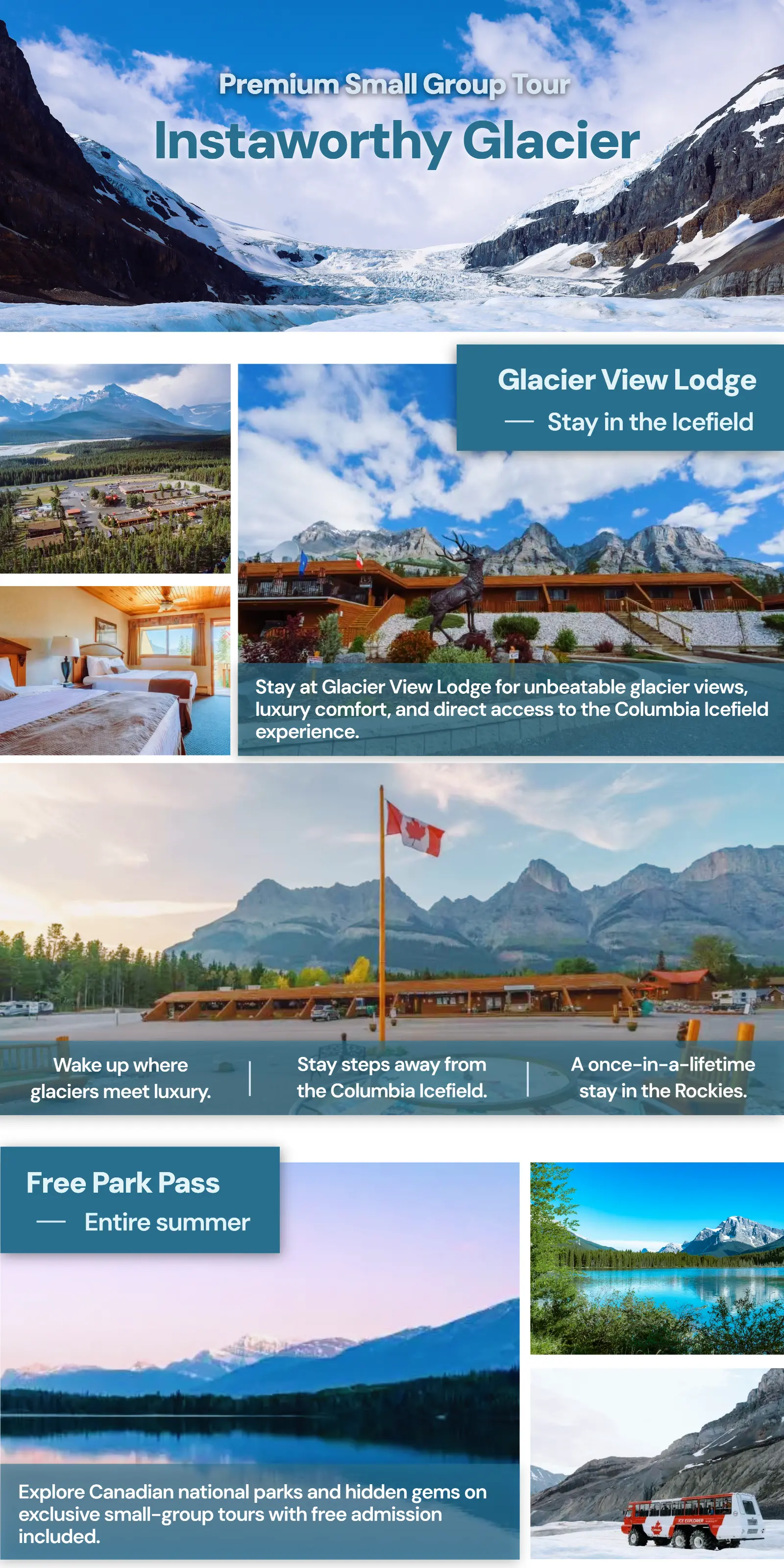 Glacier View Lodge small group tour